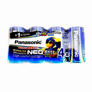 パナソニック　エボルタＮＥＯ　アルカリ乾電池　単１形　４本パック